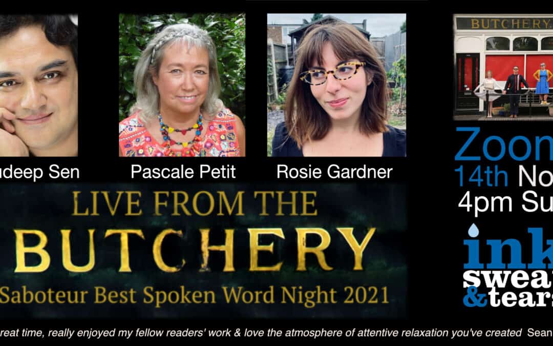 Live Zoom reading with Pascale Petit, Sudeep Sen and Rosie Gardner