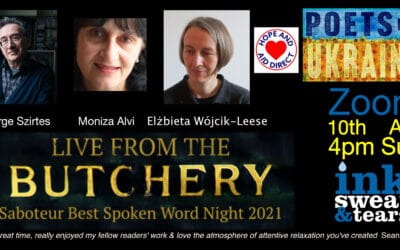Poets for Ukraine: Live fundraising zoom reading with George Szirtes, Moniza Alvi and Elżbieta Wójcik-Leese