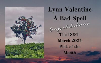 ‘A Bad Spell’ by Lynn Valentine is the IS&T Pick of the Month for March. Read it! Listen to it!