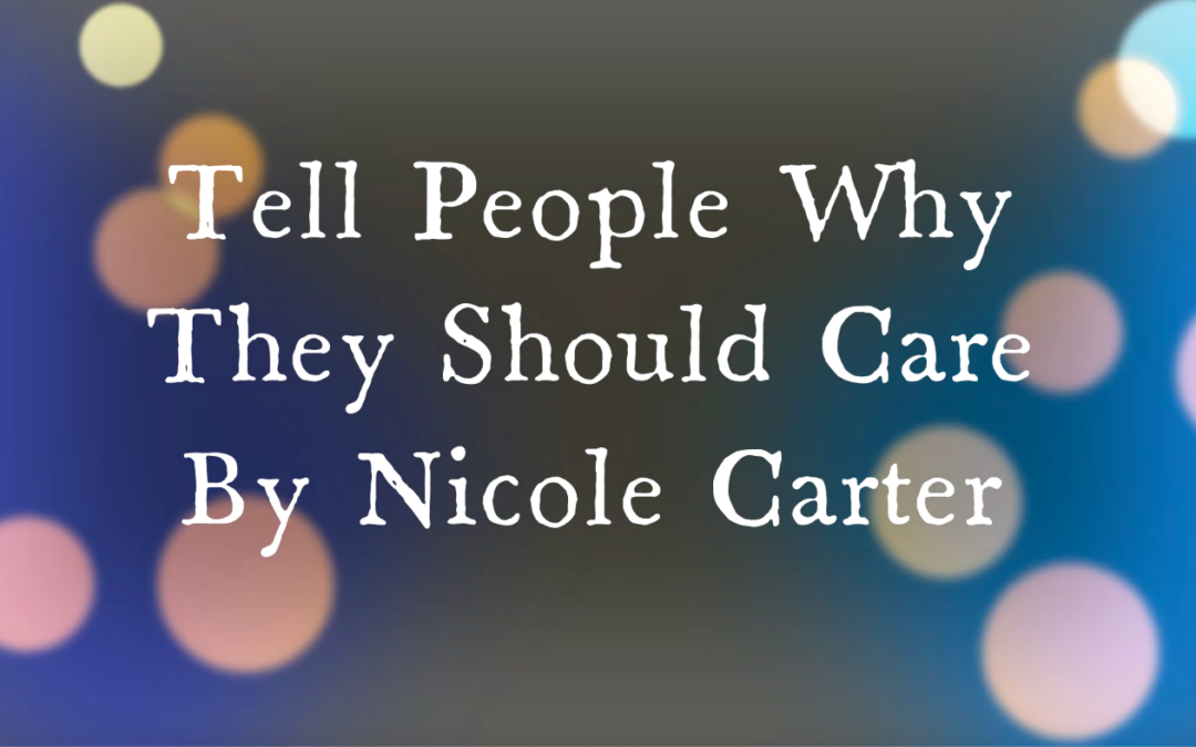 Nicole Carter for Mental Health Awareness Week