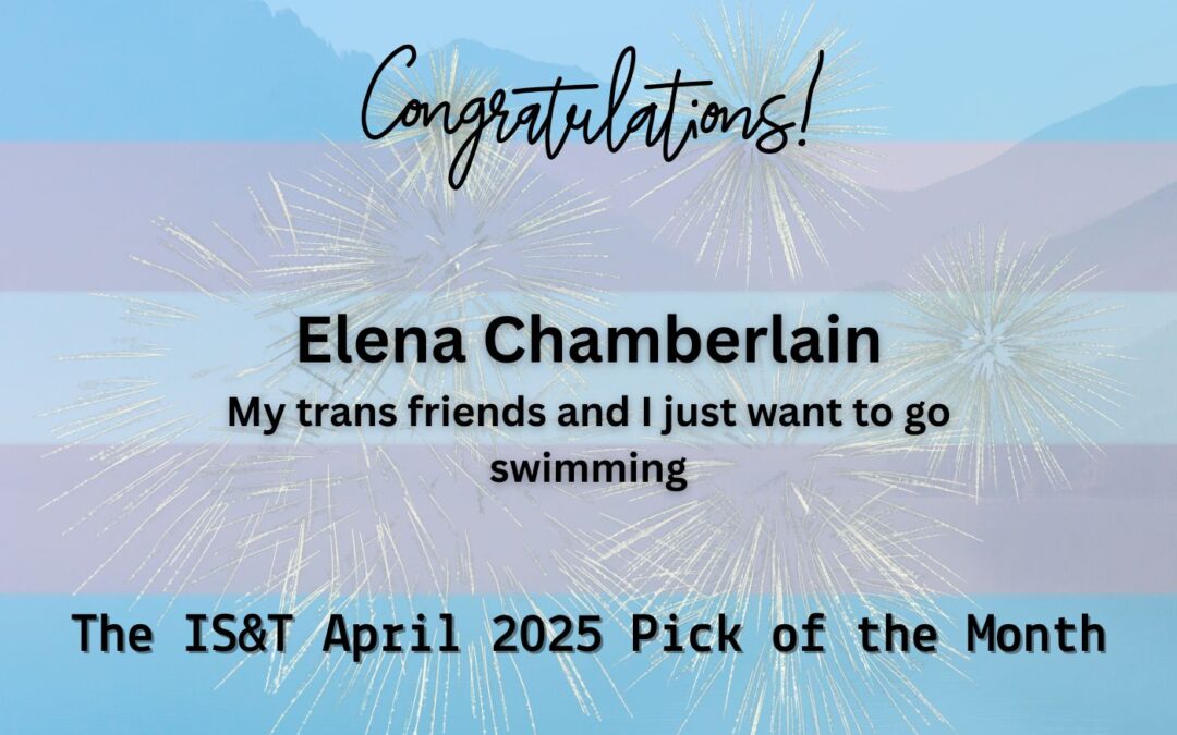 by Elena Chamberlain is the April 2025 Pick of the Month. Read and hear it here!