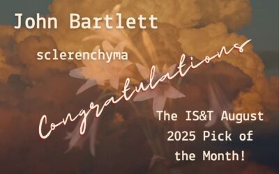 ‘sclerenchyma’ by John Bartlett is the IS&T Pick of the Month for August 2025
