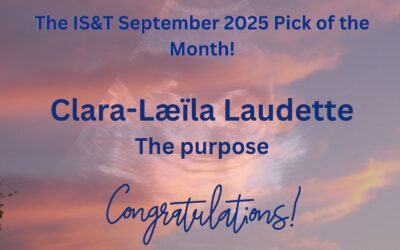 Clara-Læïla Laudette’s ‘The purpose’ is the Pick of the Month for September 2025. Huge Congratulations!
