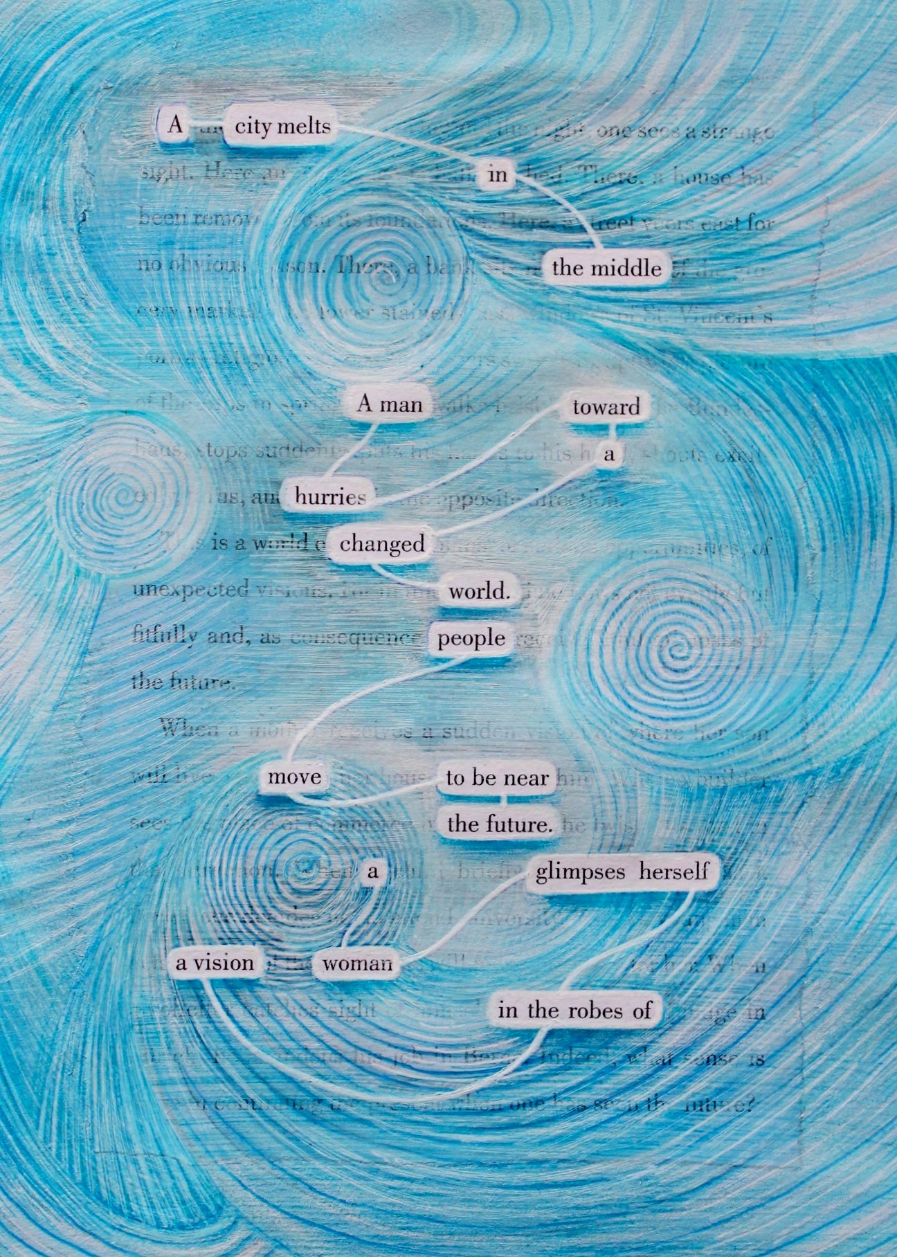 Blue swirls or wind gusts